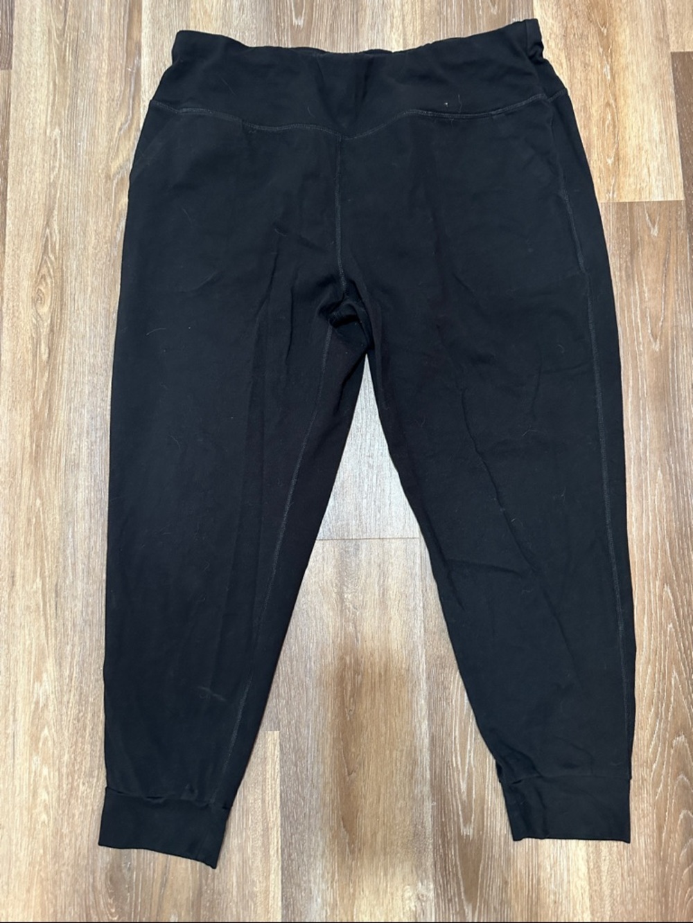 Athletic Works Black Kids Joggers with Elastic Waist